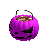 Holdable/Handheld Hot Pink Pumpkin Basket/Bucket