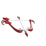 ♡ ꒰Holdable꒱Red Cupid's Bow & Arrow