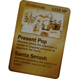 [Holiday Series] - Golden Christmas Trading Card