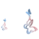 Hollowed-Out Butterfly Earrings