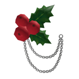 Holly Berry Lapel Pin