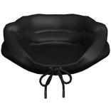 Hoodie Hood Black Tied Oversized Y2K Basic 1.0