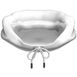 Hoodie Hood White Tied Oversized Y2K Basic 1.0