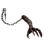 Horror Rusty Chains w Zombie Arm Pet