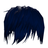 horror vkei blue windy hair