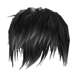 horror vkei grey windy hair