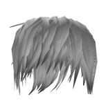 horror vkei white windy hair