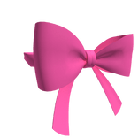 Hot Pink Arm Bow (Left)