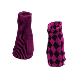 💀 Hot Pink Checker Legwarmers