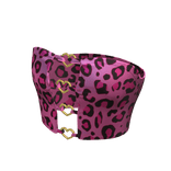 Hot Pink Cheetah Y2K Chic Heart Gyaru Top • DD30