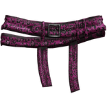Hot Pink Leopard Vkei Emo Double Belt 6.