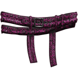 Hot Pink Leopard Vkei Emo Double Belt 6.