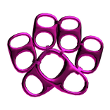 Hot Pink Metal Emo Alt Soda Tab Paw Hair Clip