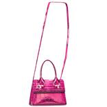 Hot Pink Metallic Mini Crossbody Bag 3.0