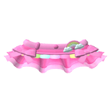 ♡ hot pink rainbow tweencore jean skirt 🌈