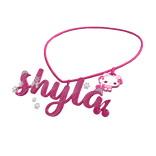 hot pink shy necklace 3.0