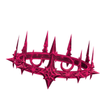 Hot Pink Stellar Hollow Crescent Crown
