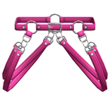 Hot Pink Suspender Hanging Y2K Waist Straps 1.0