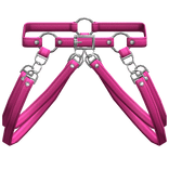 Hot Pink Suspender Hanging Y2K Waist Straps 3.0