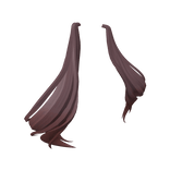 Hu Tao Winter Hair Extension Wide