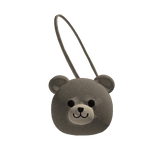 Human/Front Cute Grey Bear Front Accessory