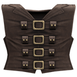 Hunter Buckle Vest - Brown [1.0 Girl Torso]