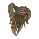 Hunter Fantasy Medieval Light Brown Ponytail Hair