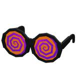 Hypno Spiral Glasses - Orange / Purple