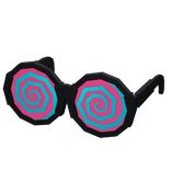 Hypno Spiral Glasses - Pink / Blue