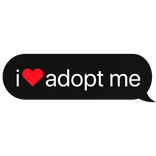 i heart adopt me text