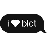 i heart blot dandys world text bubble