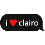 i heart clairo text
