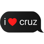 i heart cruz text