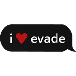 i heart evade text
