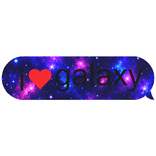 i heart galaxy Text