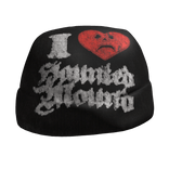 I HEART HAUNTED MOUND BEANIE