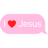i heart jesus text