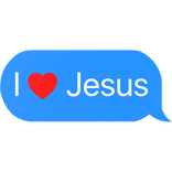 i heart jesus text