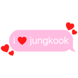 i heart jungkook bts k-pop stan text