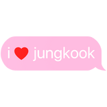 i heart jungkook bts k-pop stan text