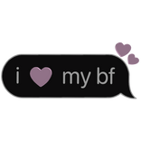 i heart my best friend love my best friend text