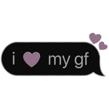 i heart my good friend love my good friend text