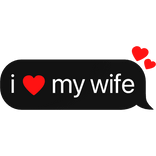 i heart my wife text