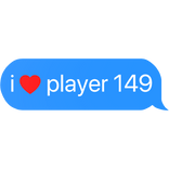 i heart player 149 jang geum-ja squid game text