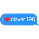 i heart player 196 kang mi-na squid game text