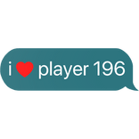 i heart player 196 kang mi-na squid game text