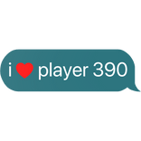 i heart player 390 park jung-bae squid game text