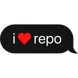 i heart repo text bubble