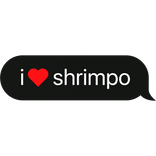 i heart shrimpo dandys world text bubble