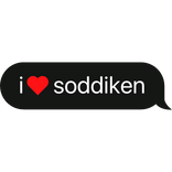 i heart soddiken text bubble